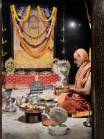 Jalabhisheka and Shodashopachara Puja by HH Swamiji on Samaradhana Divasa of HH Shrimat Pandurangashram Swamiji. SCM-Karla.(16 June 2026)